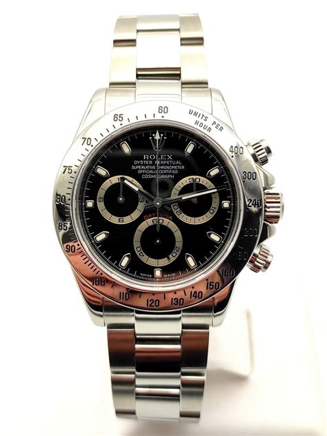 rolex daytona stainless steel black bracelet replacement|rolex daytona 116520 40 mm.